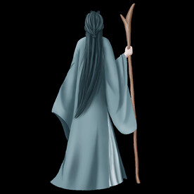 手绘文人墨客图片