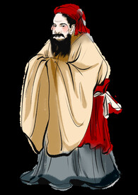 手绘文人墨客图片