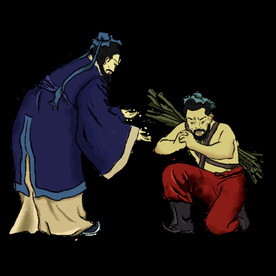  手绘文人墨客图片