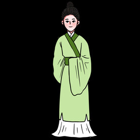 手绘文人墨客图片