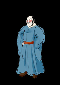 手绘文人墨客图片