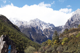 雪山美景