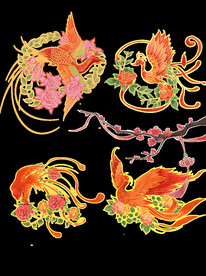  国潮凤凰海报设计图片