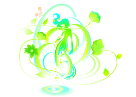 矢量花纹素材