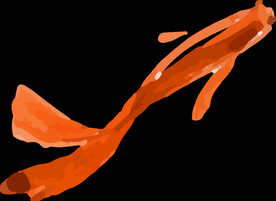  金鱼锦鲤手绘插画图片