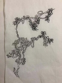 手绘 藤