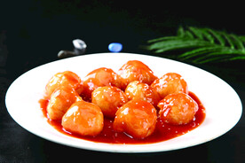 黑椒墨鱼丸