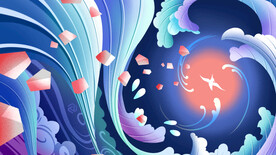 山海经神话故事国潮海报图片 