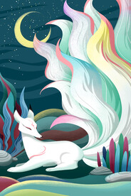 山海经神话故事国潮海报图片 