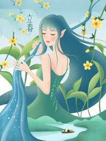 立春插画