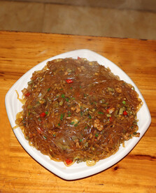 炒酸辣红薯粉