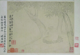 人物山水图  