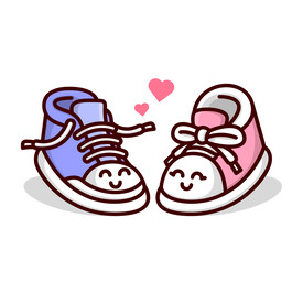 鞋卡通