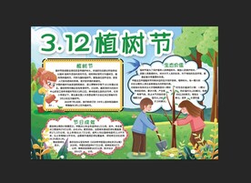 植树节手抄报 