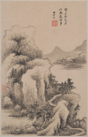 水墨画  