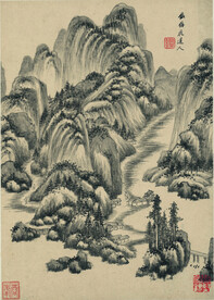 水墨画  