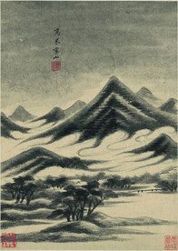 水墨画  