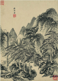 水墨画  