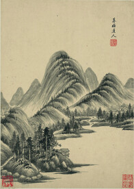 水墨画  