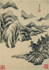 水墨画  