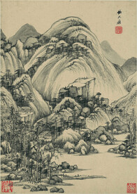 水墨画  
