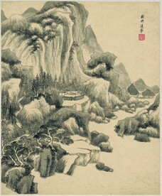 山水画  
