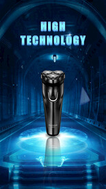 科技剃须刀营销海报