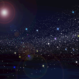 创意星空合成海报图片