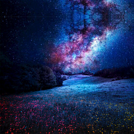 创意星空合成海报图片