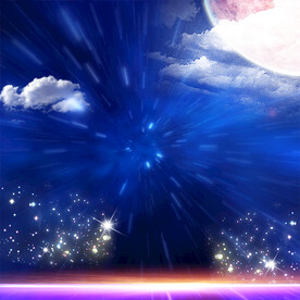 创意星空合成海报图片