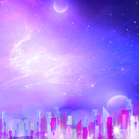  创意星空合成海报图片