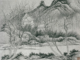 水墨画  