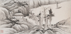 水墨画  