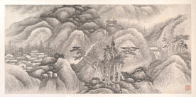 水墨画  