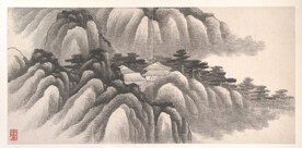 水墨画  