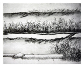 水墨画    