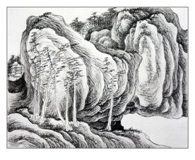 水墨画   
