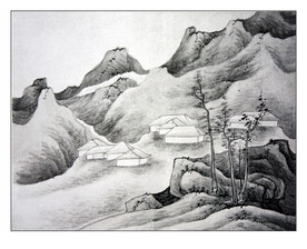 水墨画 