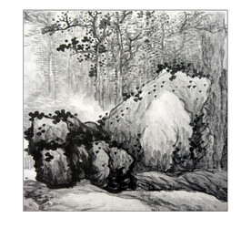 水墨画   