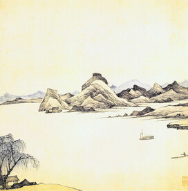 水墨画    