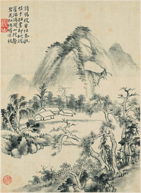 水墨画  