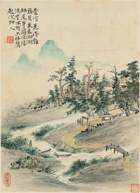 水墨画  