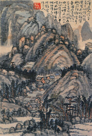 山水画  