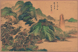 山水画  