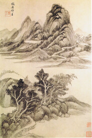 山水画  
