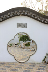 风景  中国风 青松 复古素材