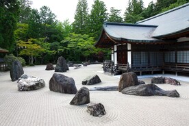 风景  中国风 青松 复古素材