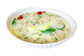 野菜丸子汤