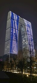 东方之门 苏州 夜景 