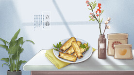 立春插画图片 